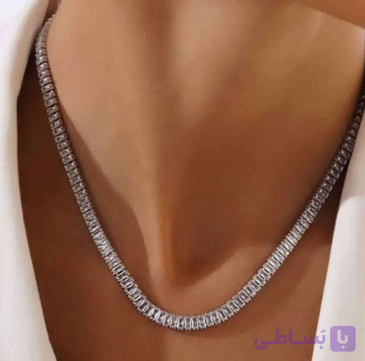 گردنبند تنیسی باگتی 123