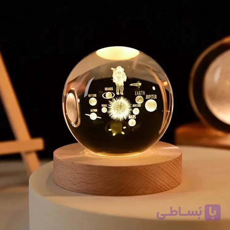 گوی چراغ‌دار مدل فضانورد و منظومه شمسی
