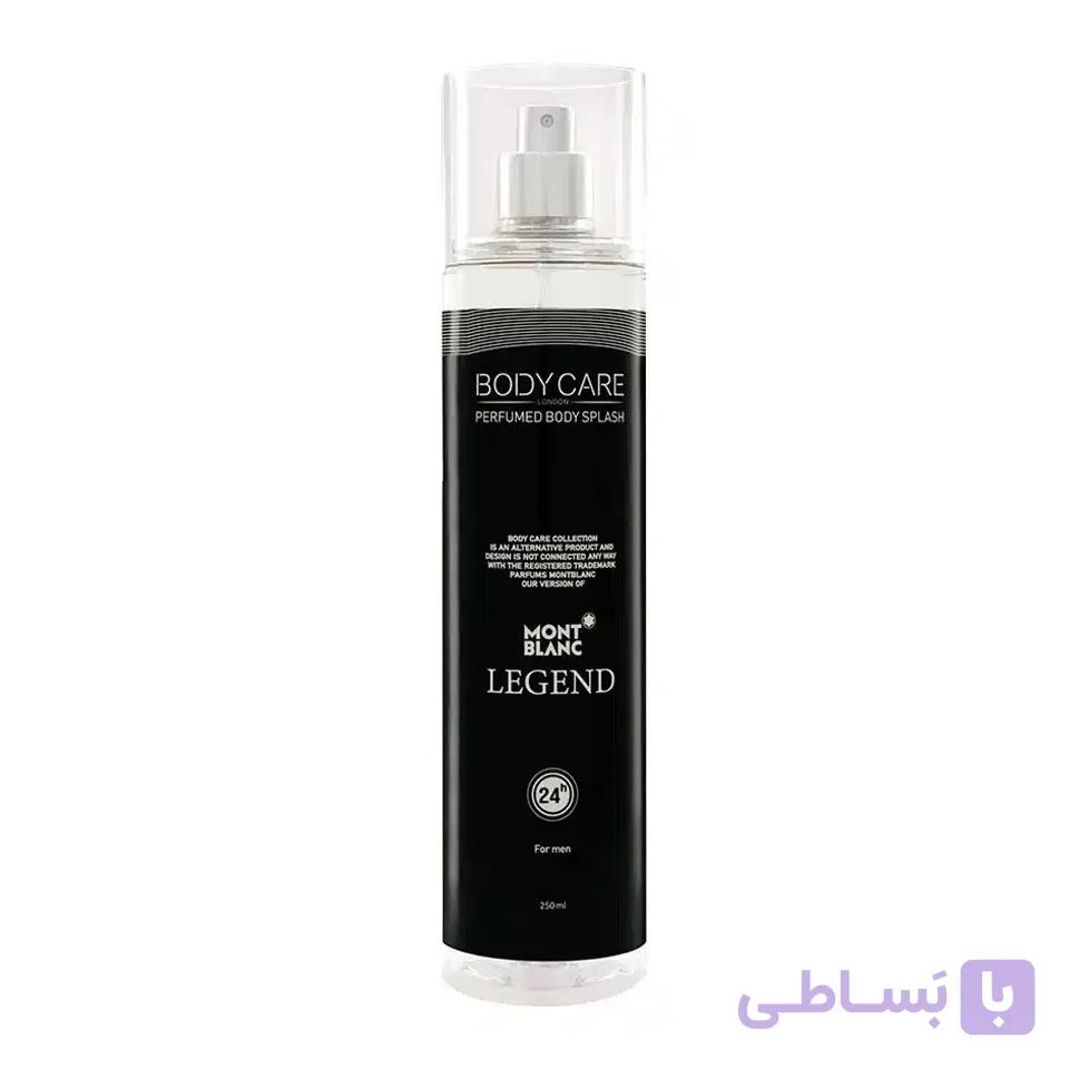 بادی اسپلش مردانه بادی کر مدل مونت بلنک لجند (Mont Blanc Legend) حجم 250 میلی