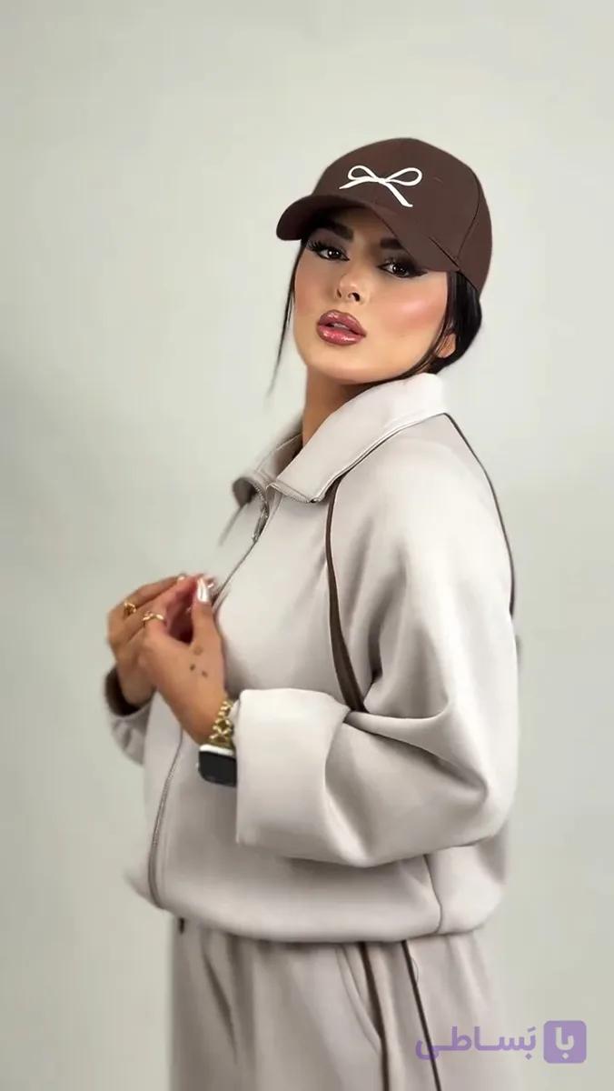 ست بامبر و شلوار طرح اویشو مدل سورنا — تصویر 1