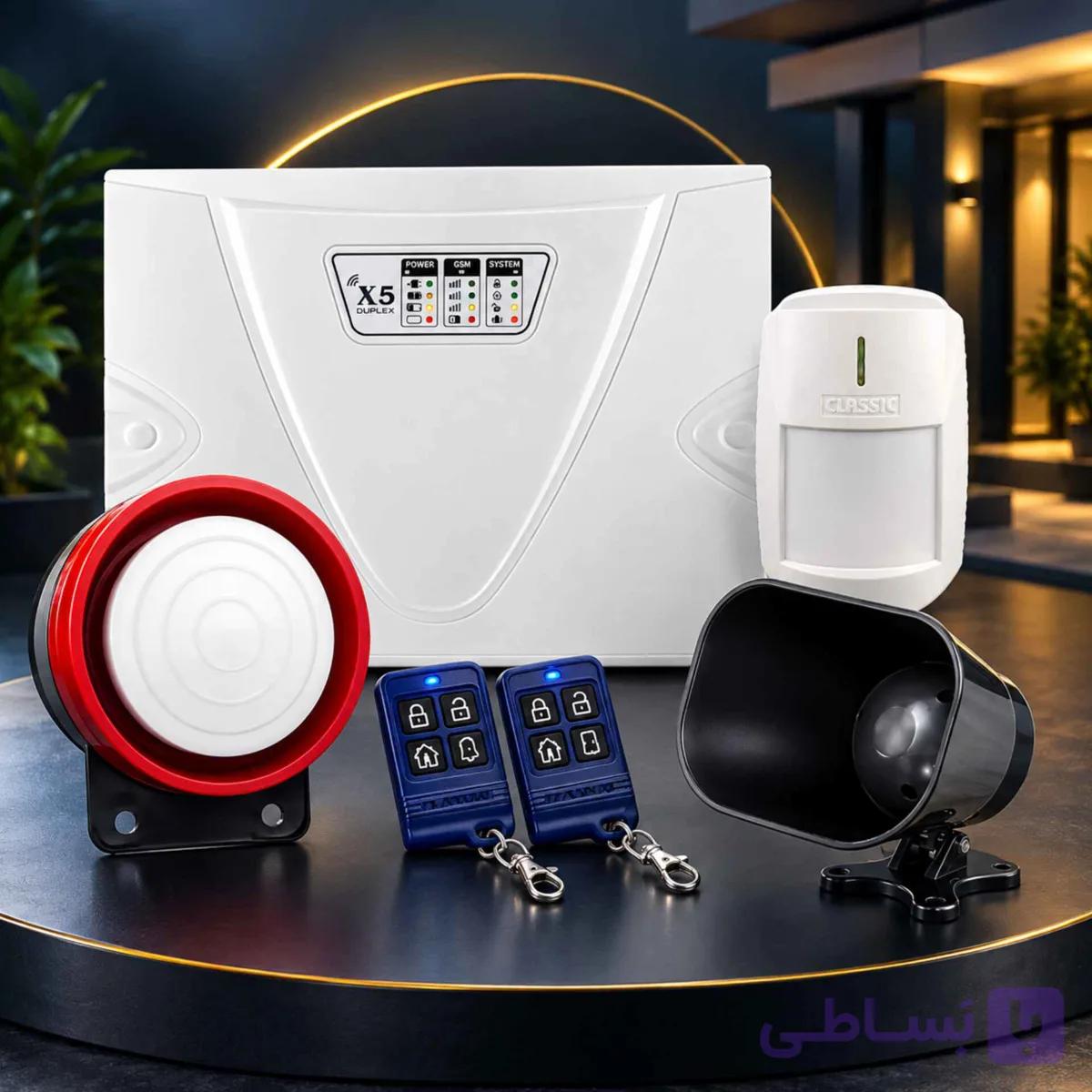 پکیج آماده نصب دزدگیر کلاسیک X5 Duplex — تصویر 1