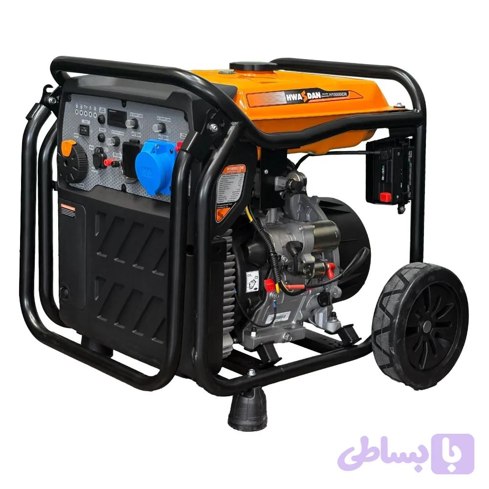 موتور برق 10 کیلو وات اینورتری دوگانه سوز برند هواسدان مدل H10000iDR — تصویر 1