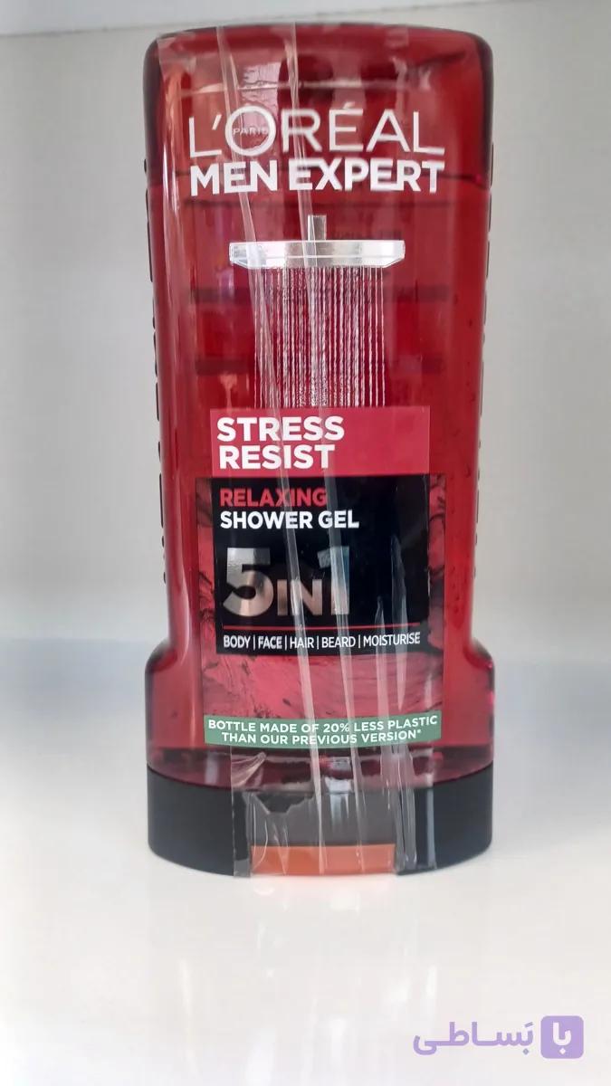 ژل دوش لورال استرس رزیست LOreal Stress Resist حجم 400 میلی لیتر — تصویر 1
