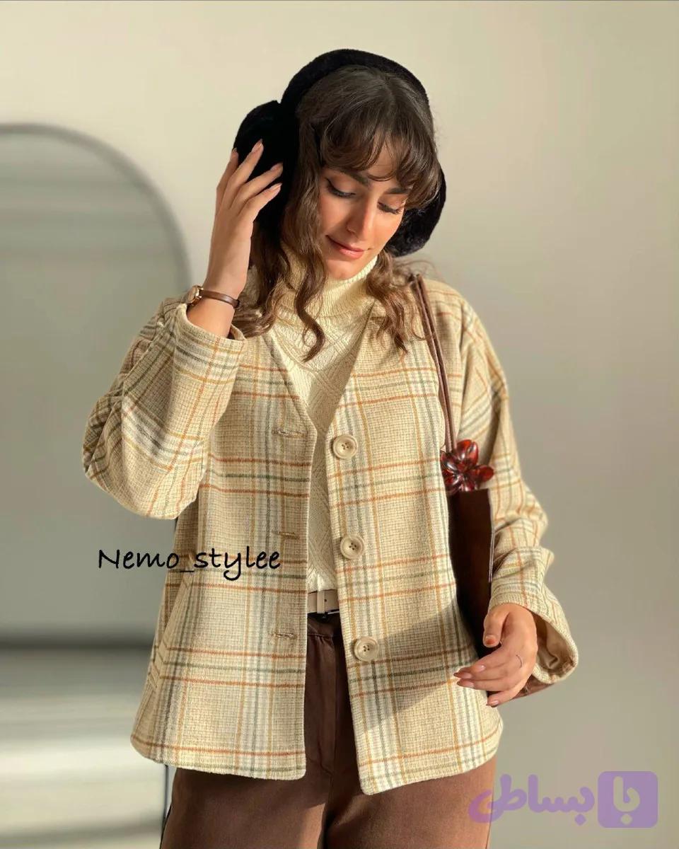 کت چهارخونه نارنج — تصویر 1