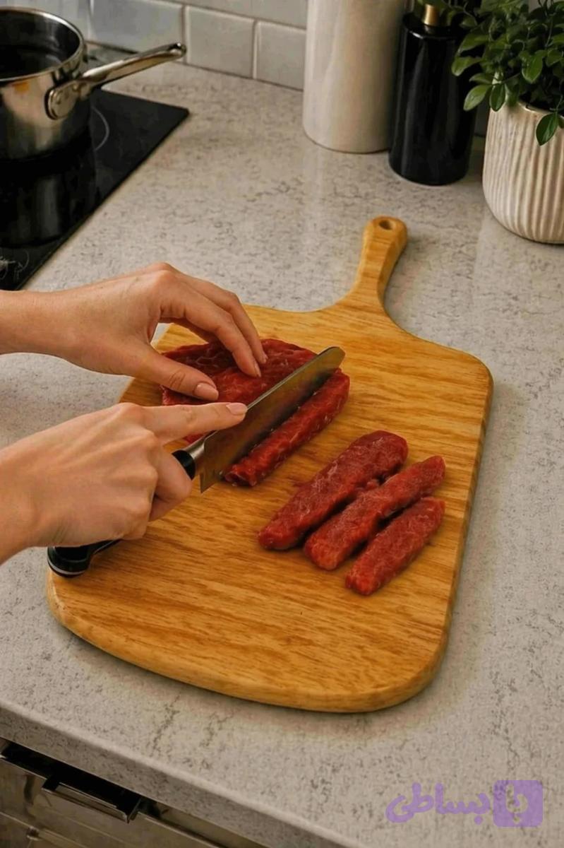 تخته گوشت پاپریس ساطوری کوچک