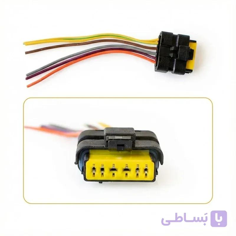 سوکت انژکتور گاز شهاب نیسان (سوکت ۶ فیش دسته سیم) – کیفیت شرکتی