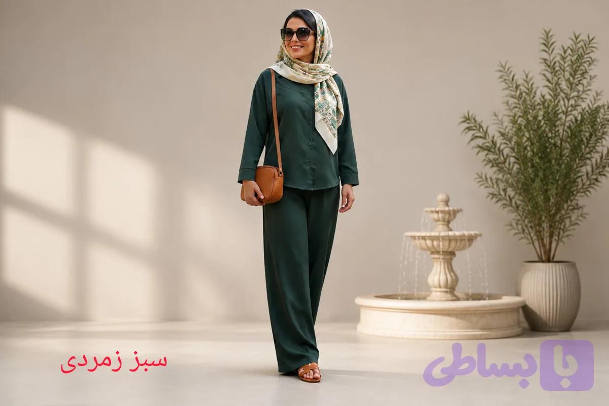 ست شومیز و شلوار یاسمن