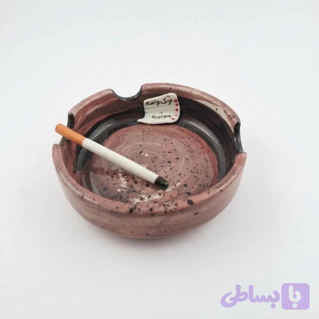 زیرسیگاری سرامیکی طرح ترک واسه موتوره