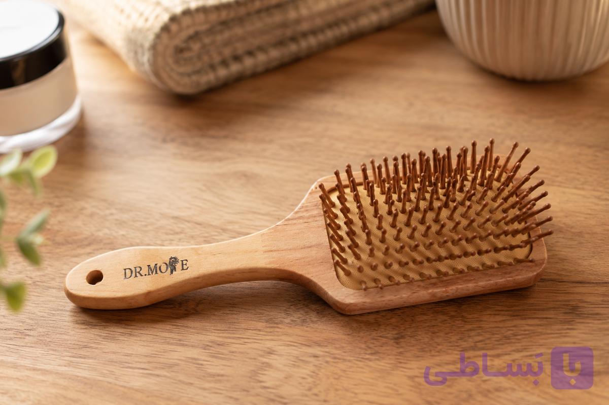 برس مو چوبی مربعی | Wooden Square Hair Brush