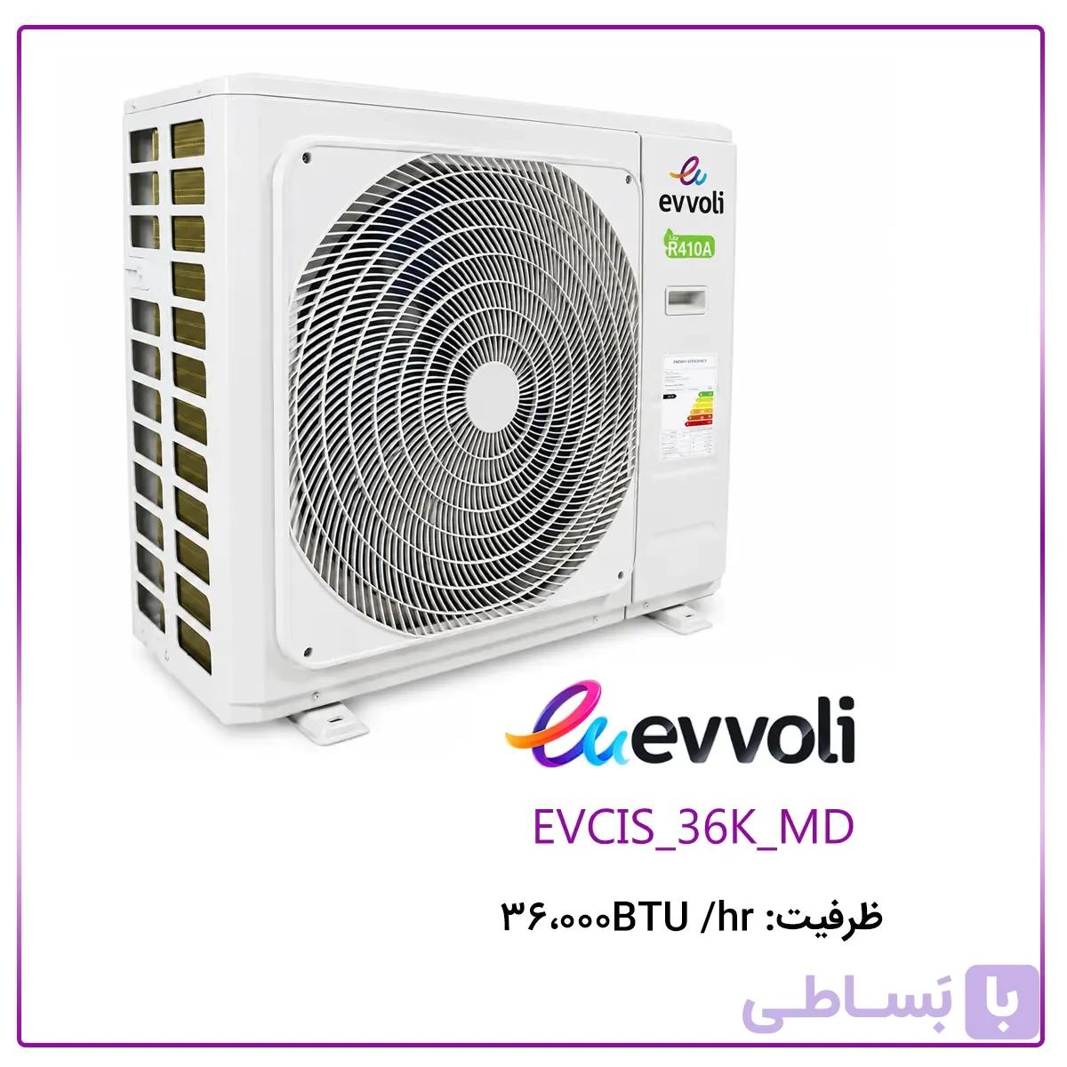 داکت اسپلیت ایوولی کانورتر 36000 مدل EVCIS-36K-MD