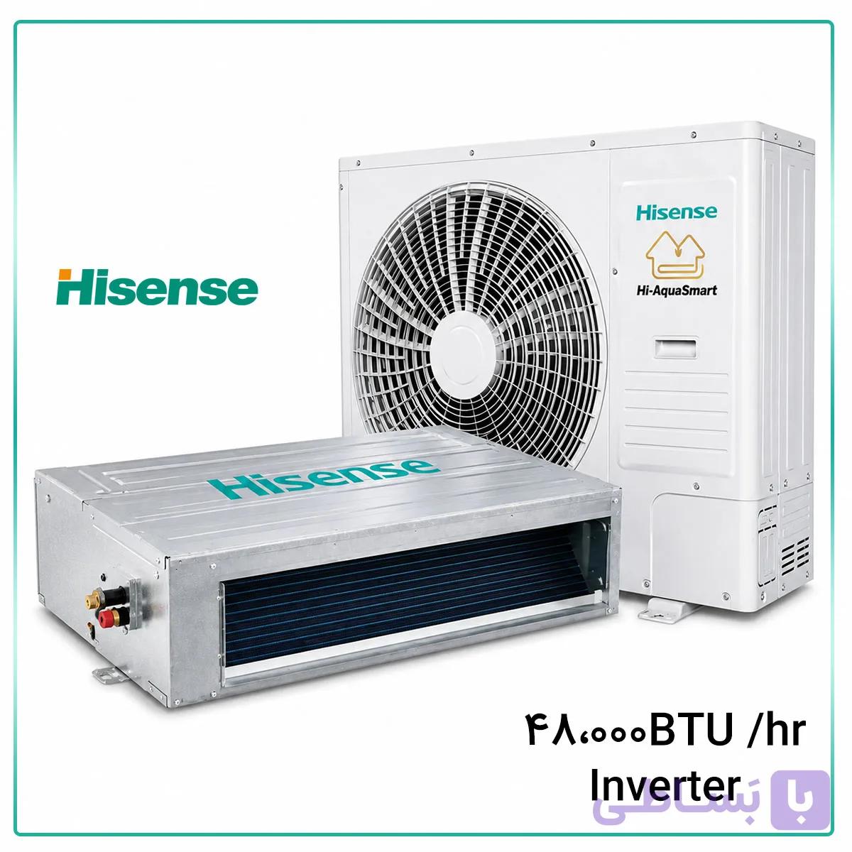 داکت اسپلیت اینورتر حاره‌ای 48000 هایسنس مدل HID-48F4