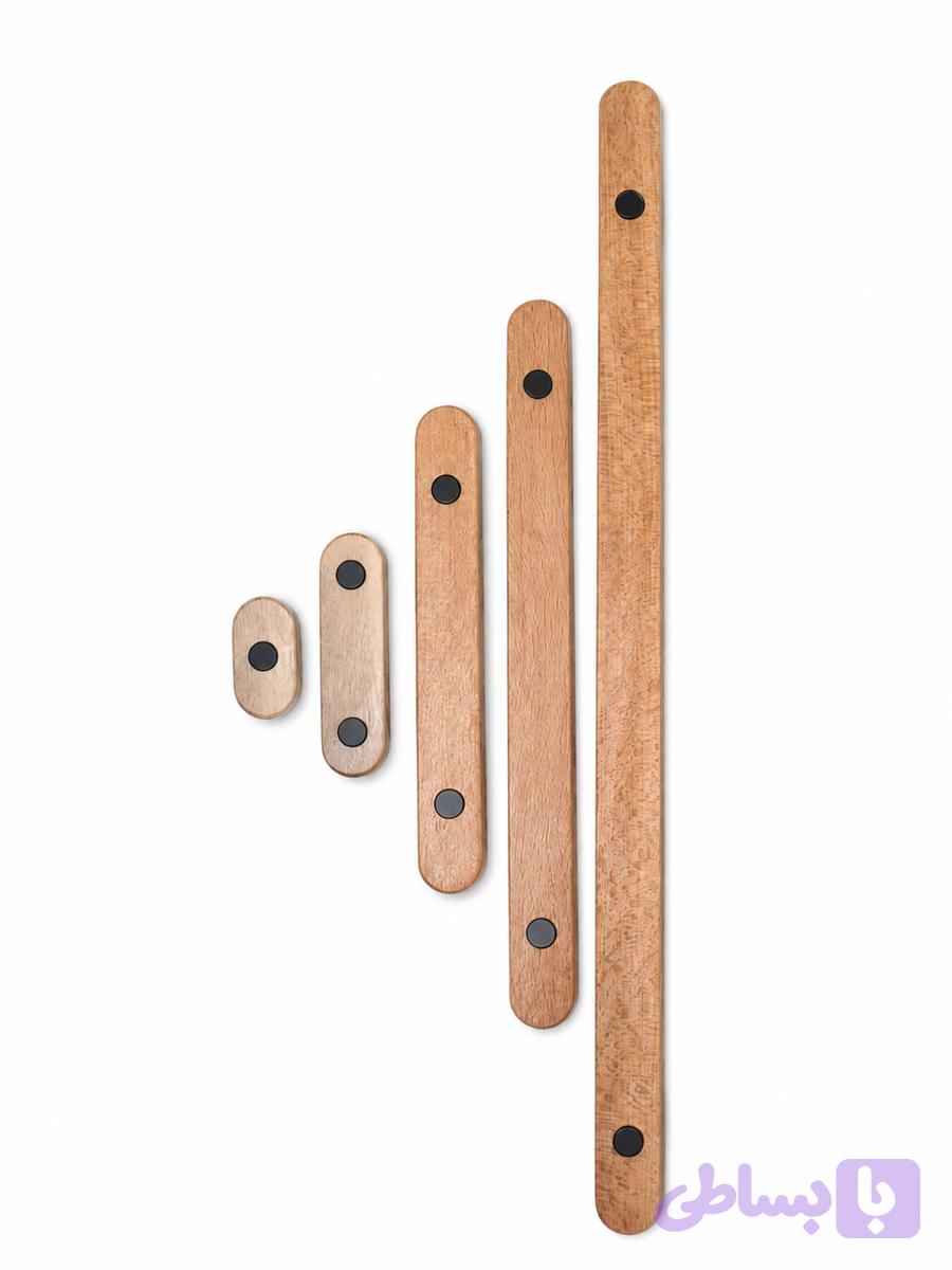 دستگیره کابینت چوبی دکمه دار بیضی کد EB — تصویر 1