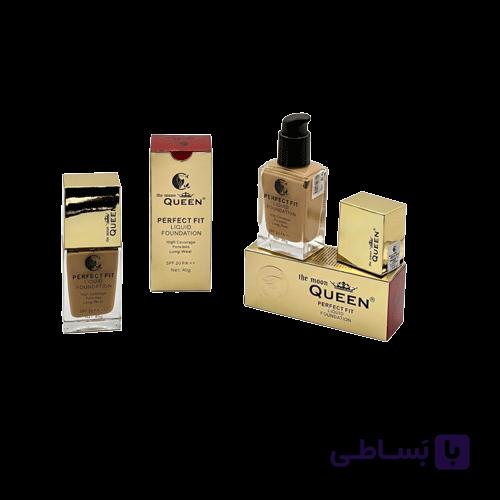 کرم پودر کویین Queen به شماره  212 و 211 اسلاید نرم روی پوست با پوشانندگی بسیار بالا — تصویر 1