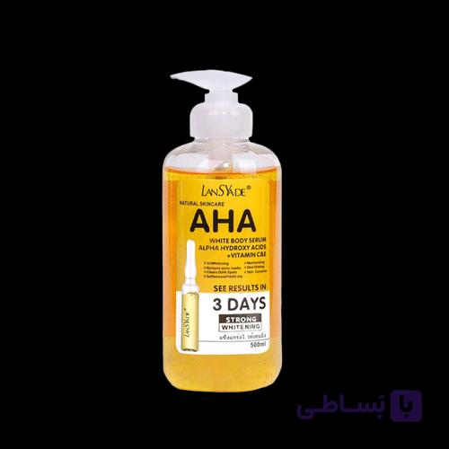 سرم AHA لنسیاد 500 میل اورجینال روشن کننده پوست و ضد لک ( ویتامین C ) — تصویر 1