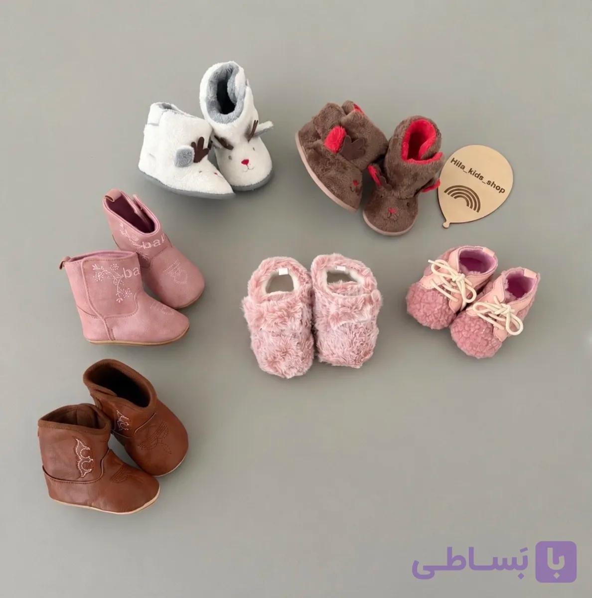 1790- پاپوش های نوزادی وارداتی — تصویر 1