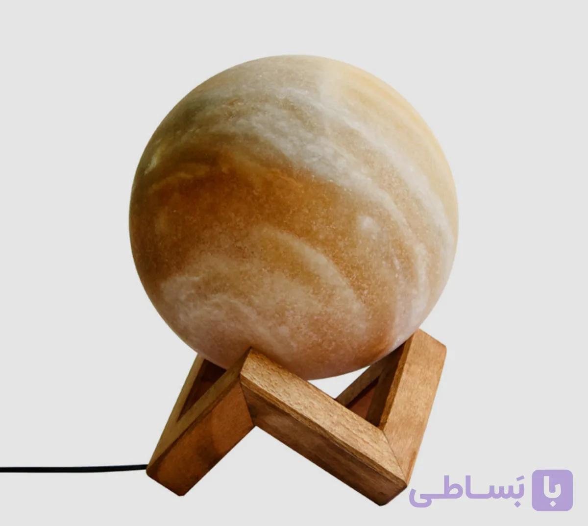 آباژور سنگ نمک چراغ دار