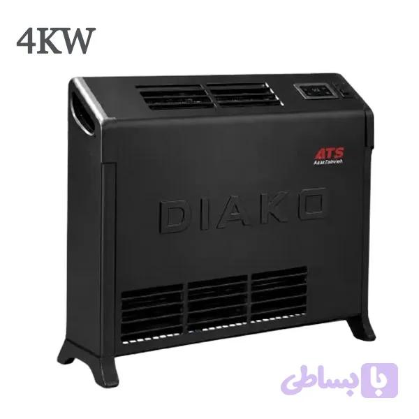 هیتر برقی آذر تهویه E4000 طرح دیاکو ـ فن دار — تصویر 1