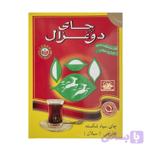 چای دو غزال ساده- بسته 500 گرم