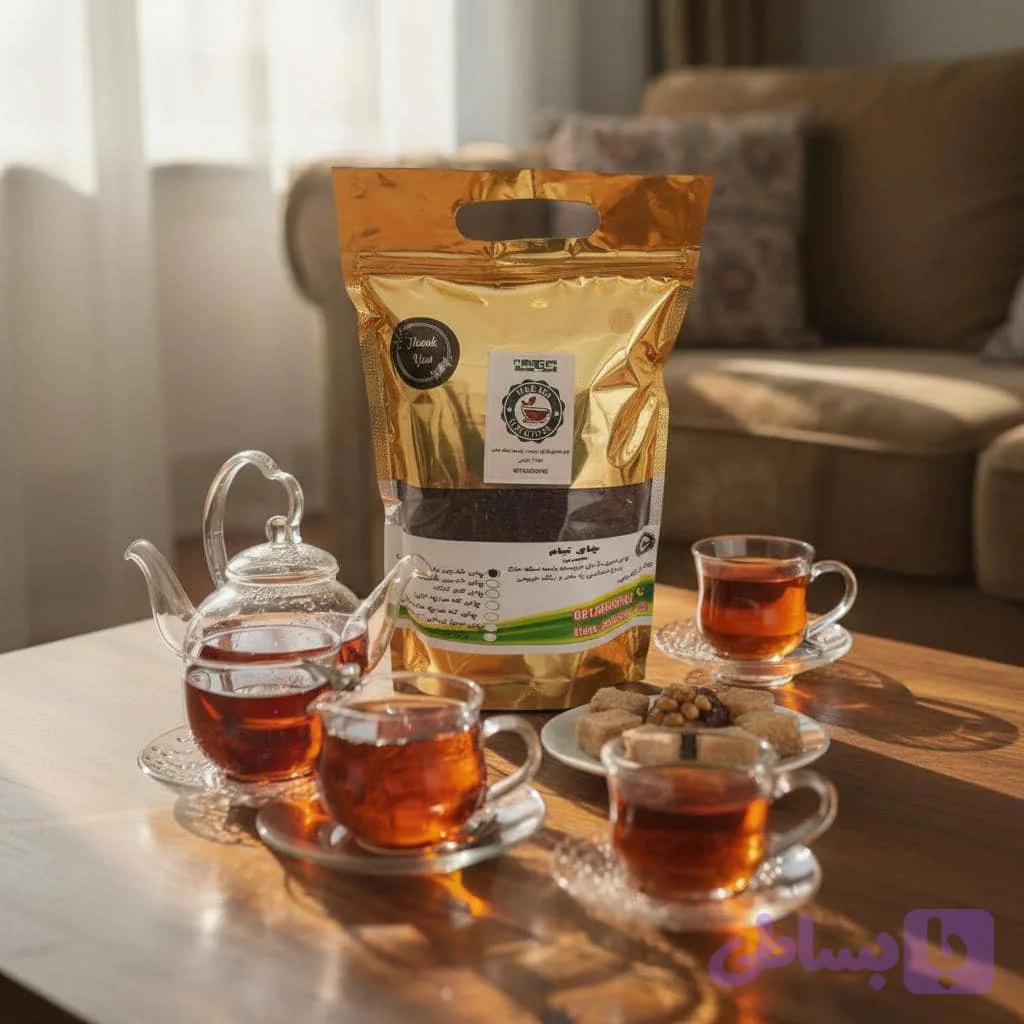 چای خارجی ترکیبی گلد تیام 1000گرمی