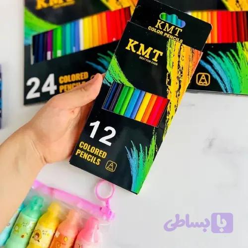 مداد رنگی 12 رنگ KMT (کد 6WIDY) — تصویر 1