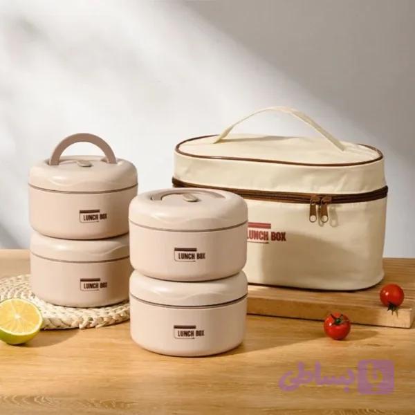 ظرف غذای 4 تکه BENTO BOX — تصویر 1
