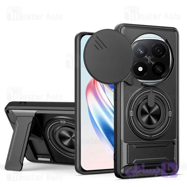 قاب ضد ضربه مگنتی Xiaomi Redmi Note 14 Pro Plus 5G Magnetic Multifunctional Case دارای محافظ دوربین