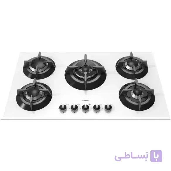 اجاق گاز 5شعله شیشه ای کد RG-571 برند رابیتس