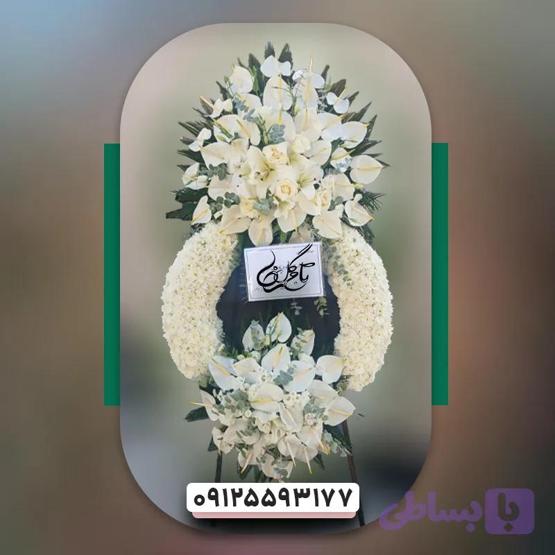 تاج گل تسلیت اقتصادی کد3003