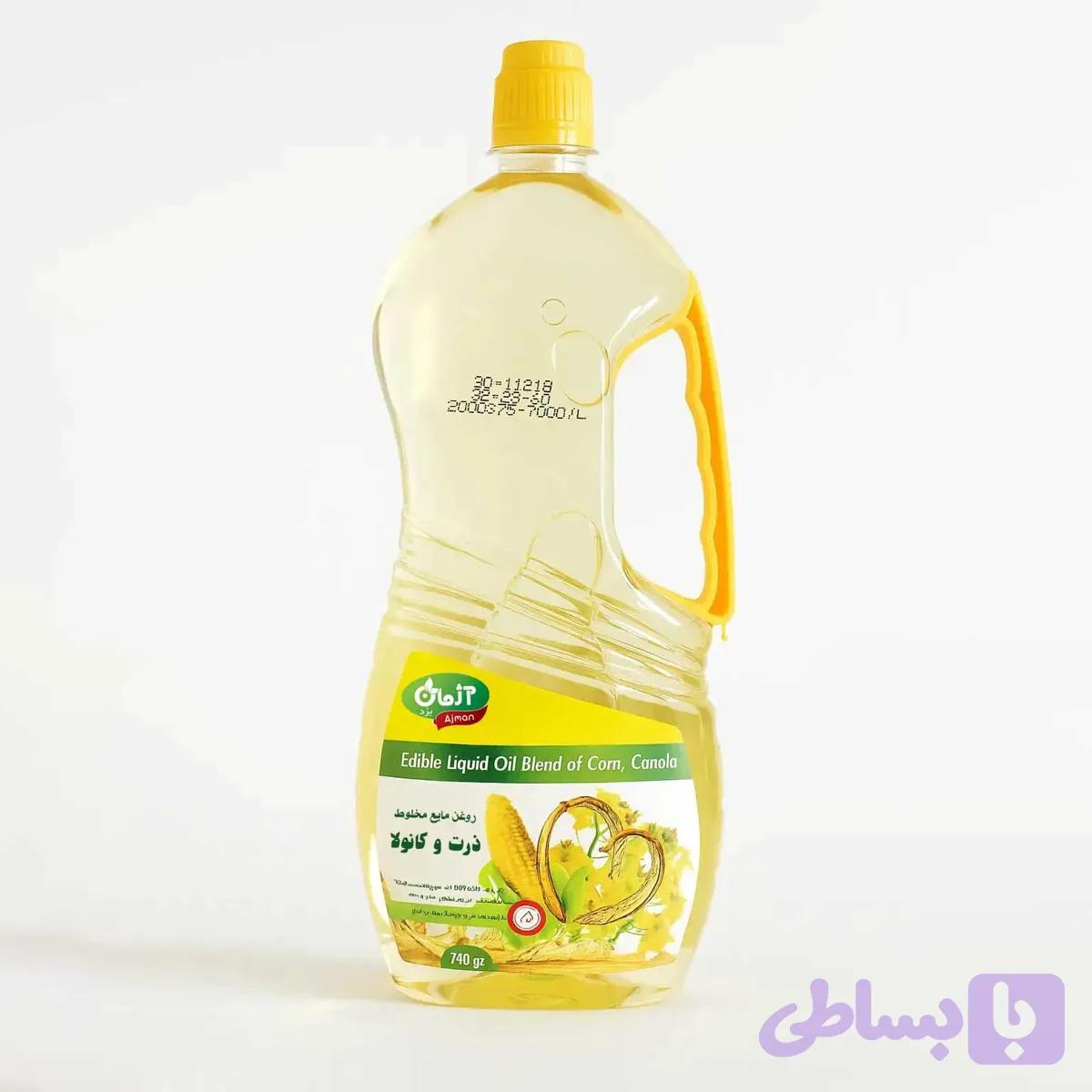 روغن ذرت کانولا ۸۰۰ میلی لیتر