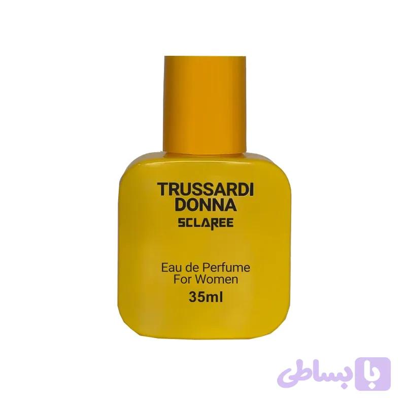 عطر جیبی زنانه اسکلاره مدل Trussardi Donna با رایحه شیرین حجم 35 میلی‌لیتر