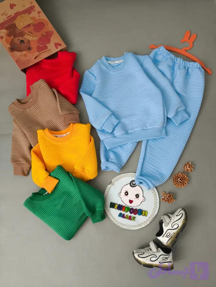 بلوز شلوار بچگانه اسپرت مناسب ۴سال تا ۹سال