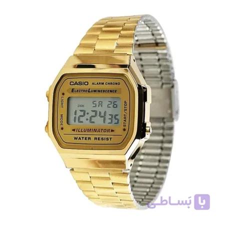 ساعت مچی دیجیتال کاسیو مدل A168WG-9WDF بند استیل