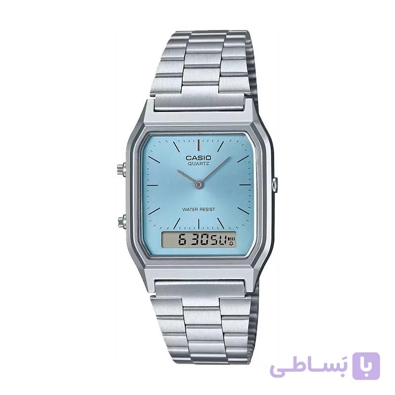 ساعت کاسیو دیجیتال مدلAQ-230A-2A1MQYDF اورجینال