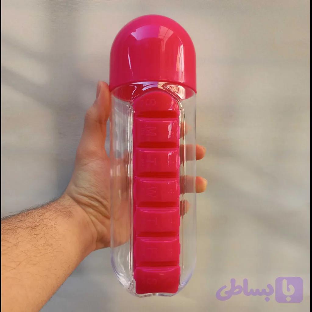 بطری مدل جا قرصی دار