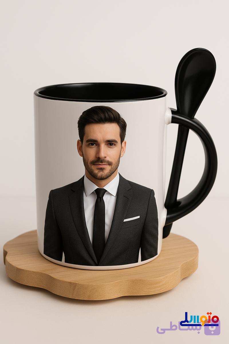 چاپ عکس ماگ قاشق دار — تصویر 1
