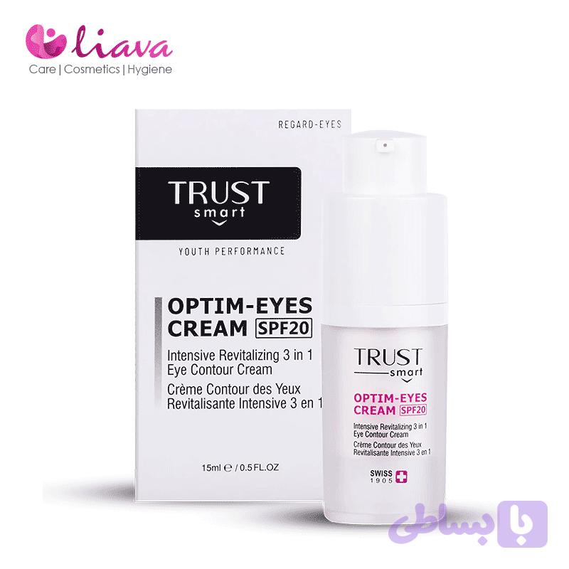 کرم برطرف کننده تیرگی و پف دور چشم تراست اسمارت — تصویر 1