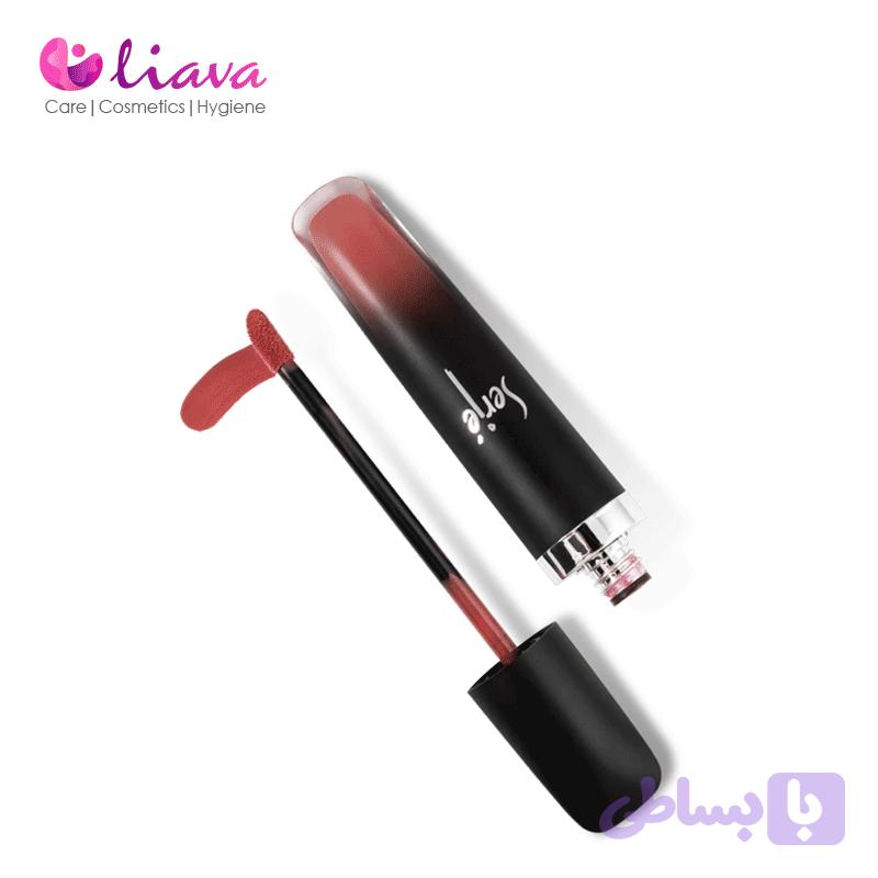 رژ لب مایع مخملی مات سرژه کد 105 (Mauve Red) — تصویر 1