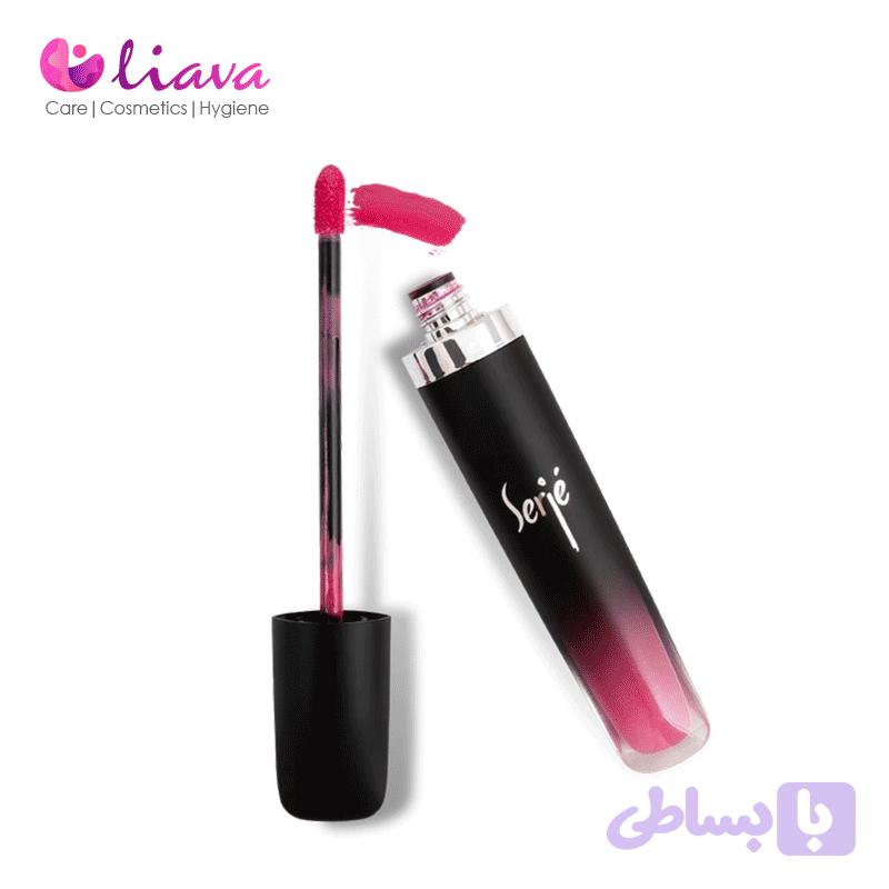 رژ لب مایع مخملی مات سرژه کد 106 (Magenta Pink) — تصویر 1