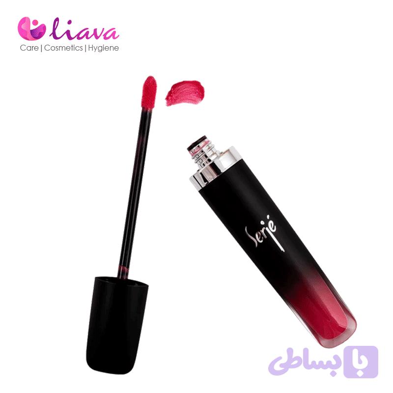 رژ لب مایع ابریشمی ساتین سرژه کد 201 (True Pink) — تصویر 1