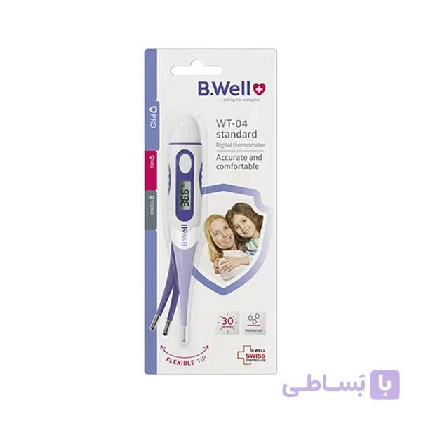 تب سنج دیجیتال B.WELL مدل WT-04 با سری منعطف — تصویر 1