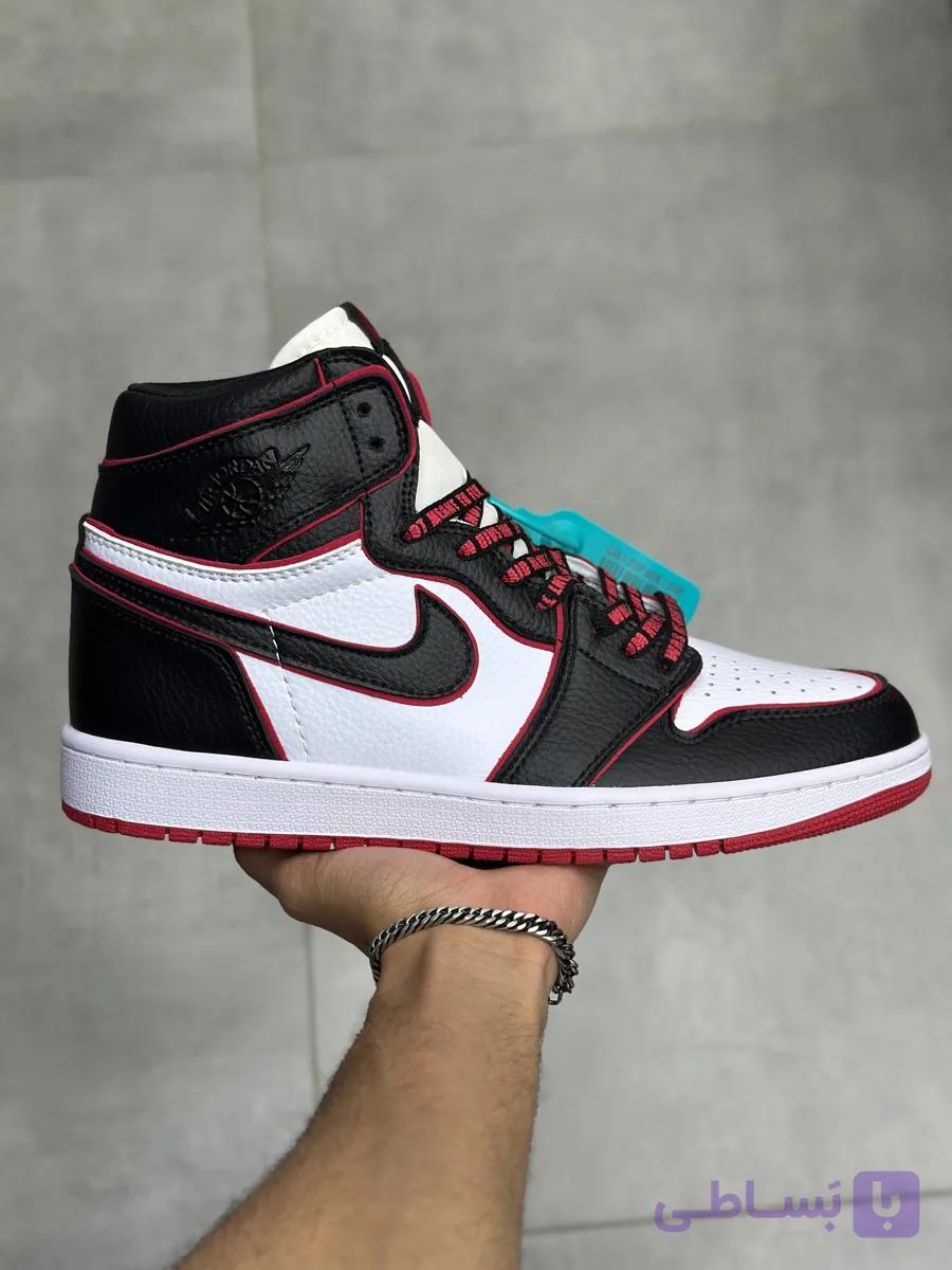 کتونی نایک جردن ۱ ساقدار بلادلاین | Nike Jordan 1 High Bloodline — تصویر 1