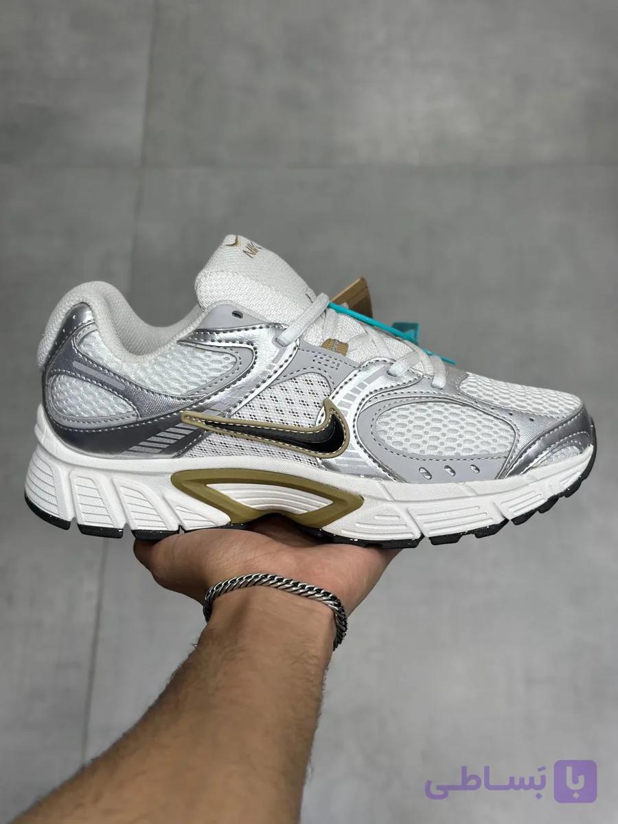 کتونی رانینگ نایک وی ۵ رانر بژ طوسی متالیک | Nike V5 RNR Beige Metallic — تصویر 1