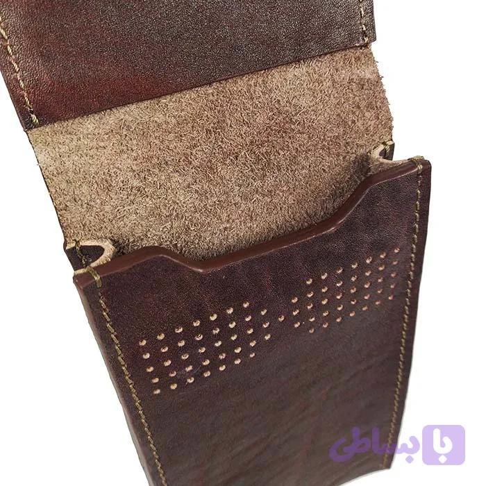 کیف گوشی کمری چرم طبیعی G-102