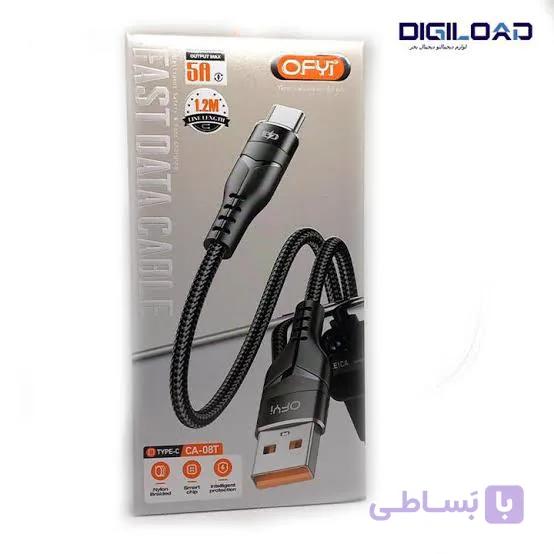 کابل تایپ سی به یو اس بی کنفی CA -08T