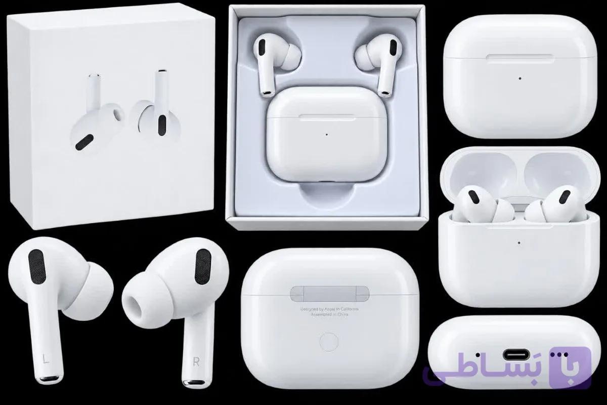 هندزفری بلوتوثی مدل AirPods Pro طرح اپل | بی‌سیم، لمسی و استریو — تصویر 1