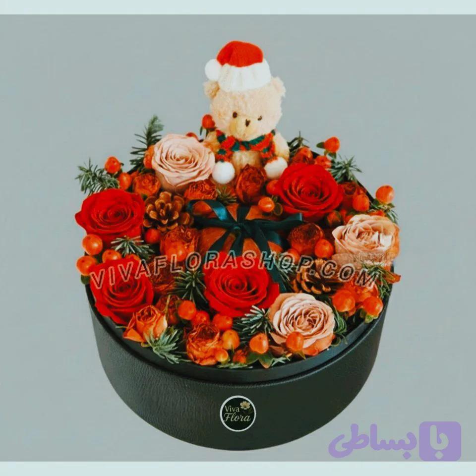 باکس گل کریسمس سرخ