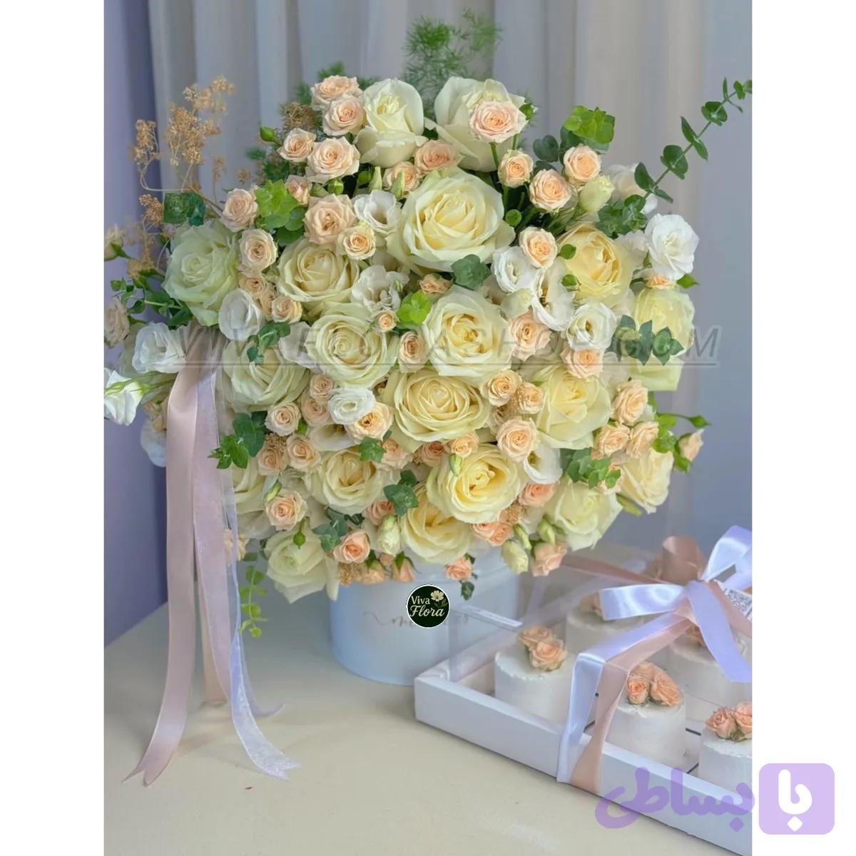 باکس گل و کیک راز روشنا