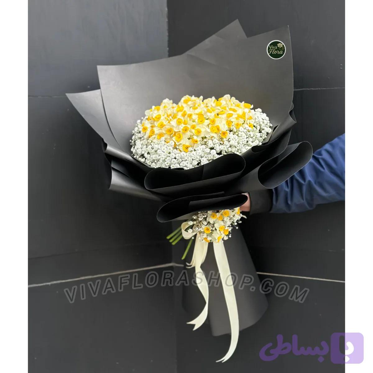 دسته گل نرگس نواز شب