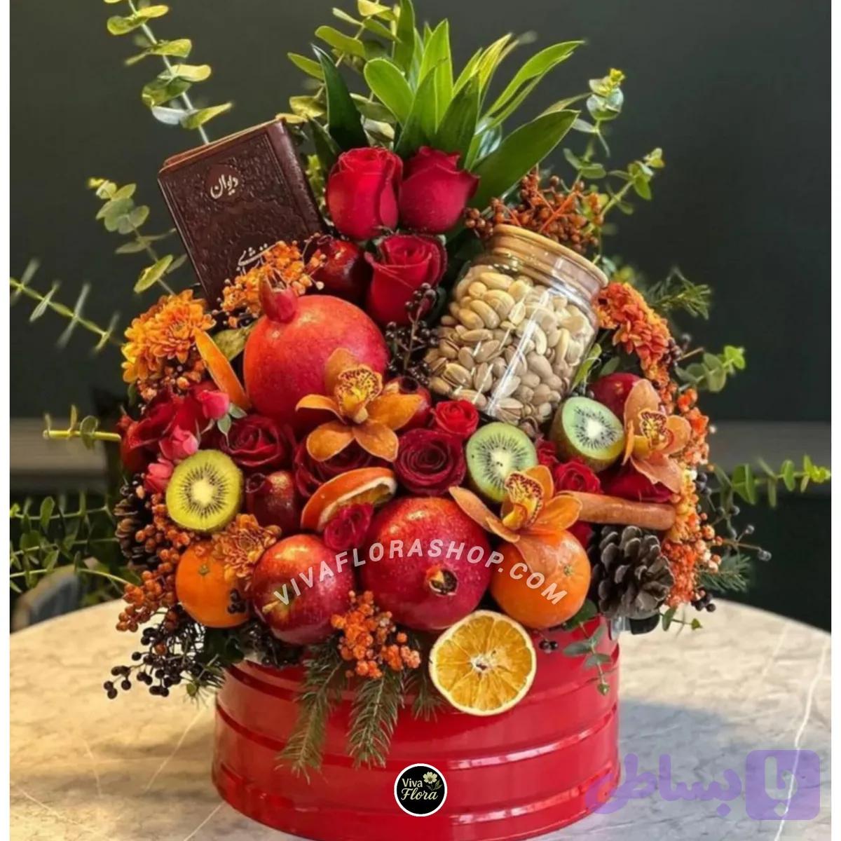 باکس گل زمزمه ی یلدا