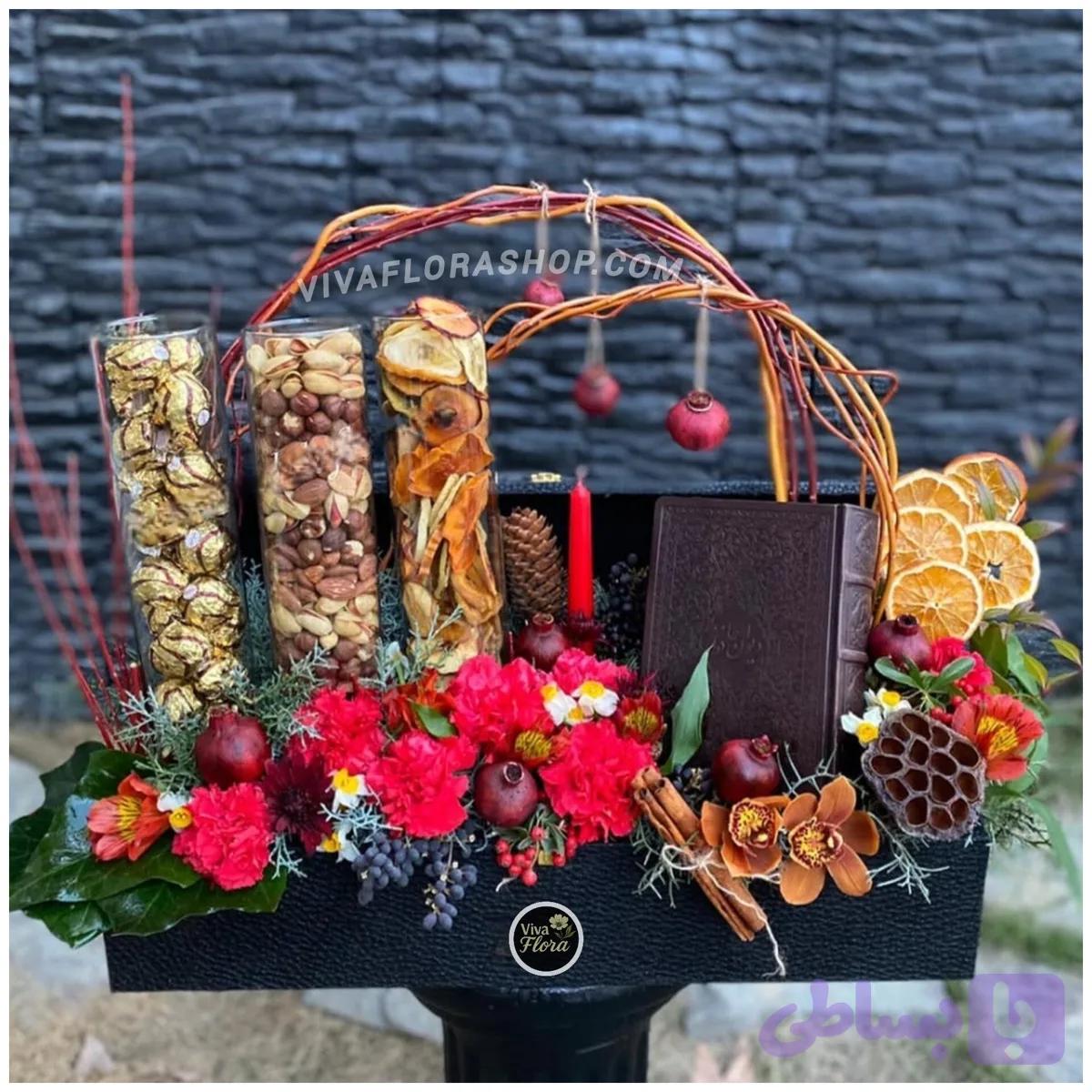 باکس گل چله ی طلایی